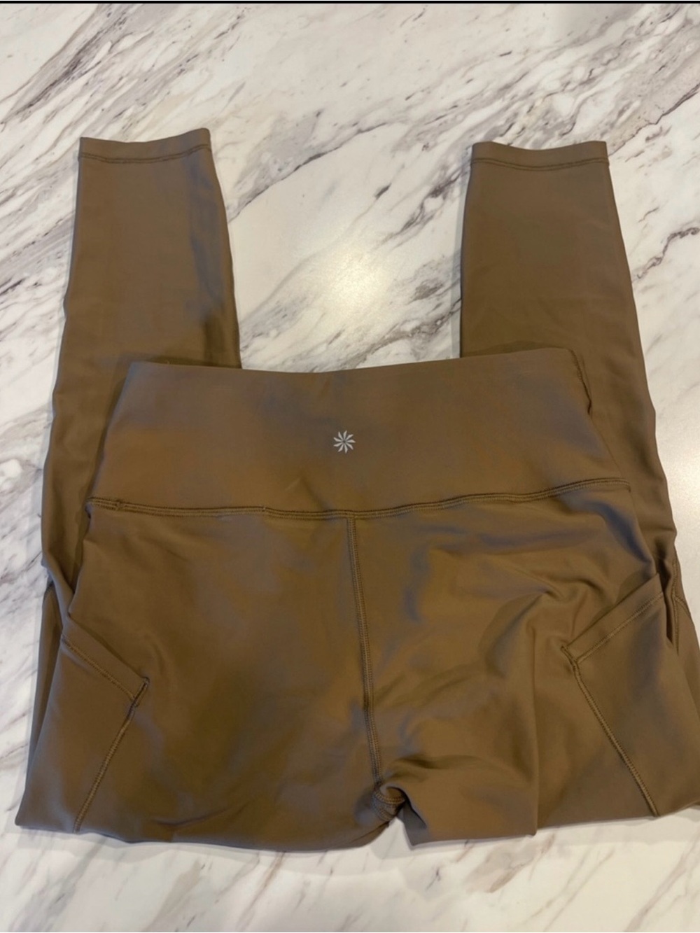 Athleta High-Waist Athletic Leggings in clay